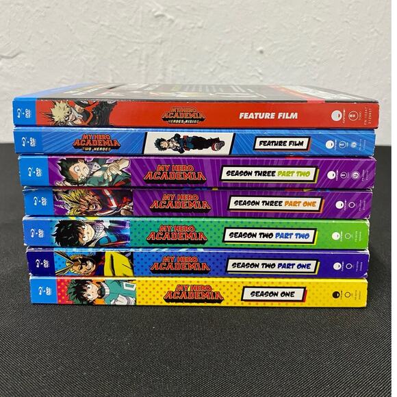 My Hero Academia Blu-Ray & DVD Bundle: Seasons 1-3, Two Heroes, & Heroes Rising - Picture 2 of 14